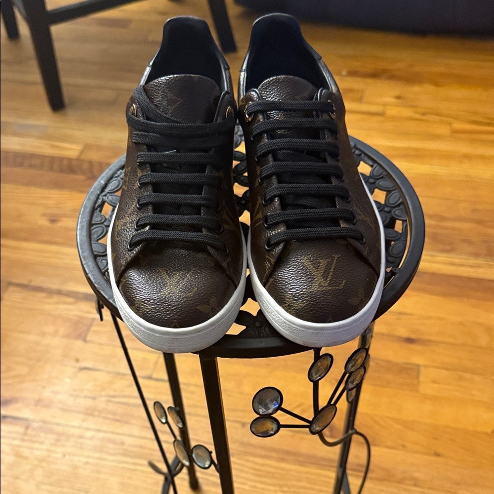 Louis Vuitton Black and Brown Sneakers
